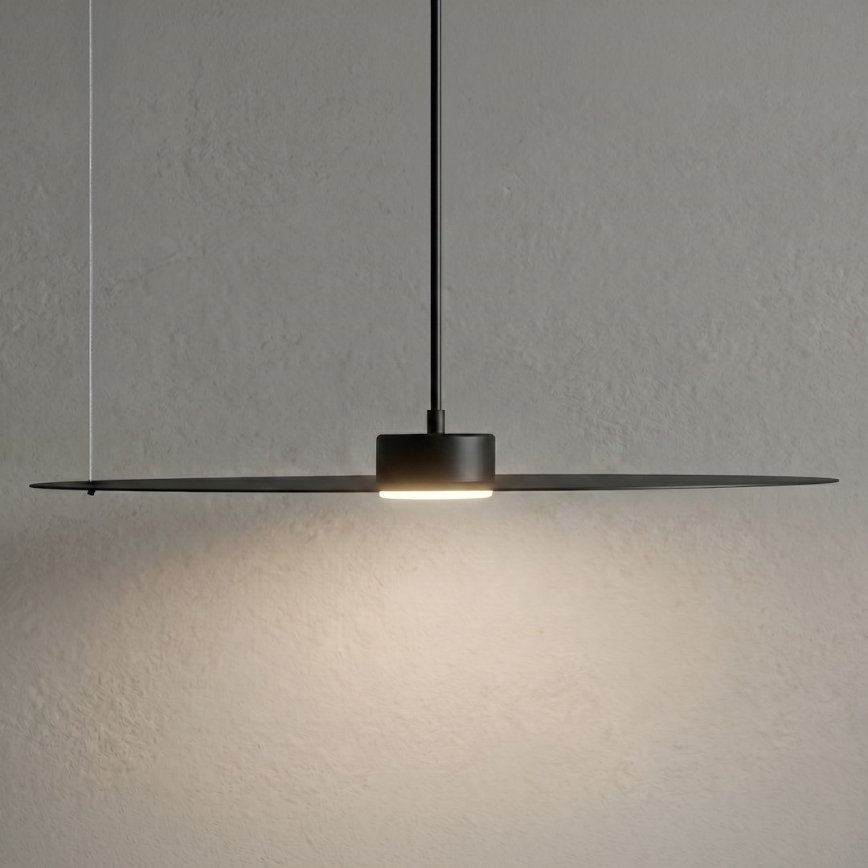 Kábeles függőlámpa PIATTO 1xGX53/15W/230V, átmérő 55 cm, fekete