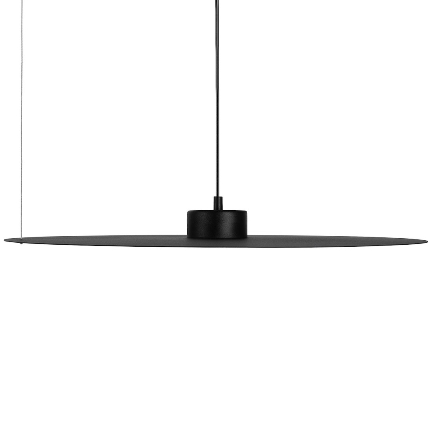 Kábeles függőlámpa PIATTO 1xGX53/15W/230V, átmérő 55 cm, fekete