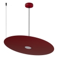 Kábeles függőlámpa PIATTO 1xGX53/15W/230V, Ø 55 cm, bordó