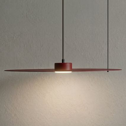 Kábeles függőlámpa PIATTO 1xGX53/15W/230V, Ø 55 cm, bordó
