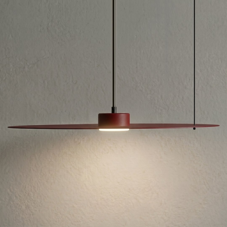 Kábeles függőlámpa PIATTO 1xGX53/15W/230V, Ø 55 cm, bordó