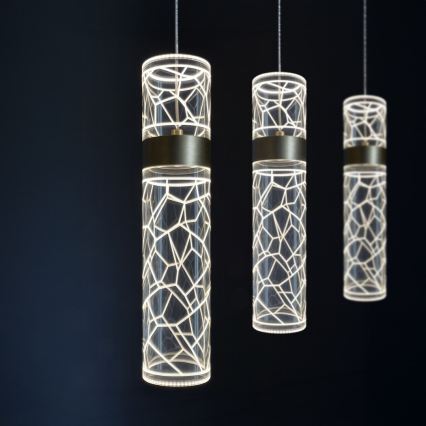 Kábeles LED csillár LAGOS LED/24W/230V aranyszínű