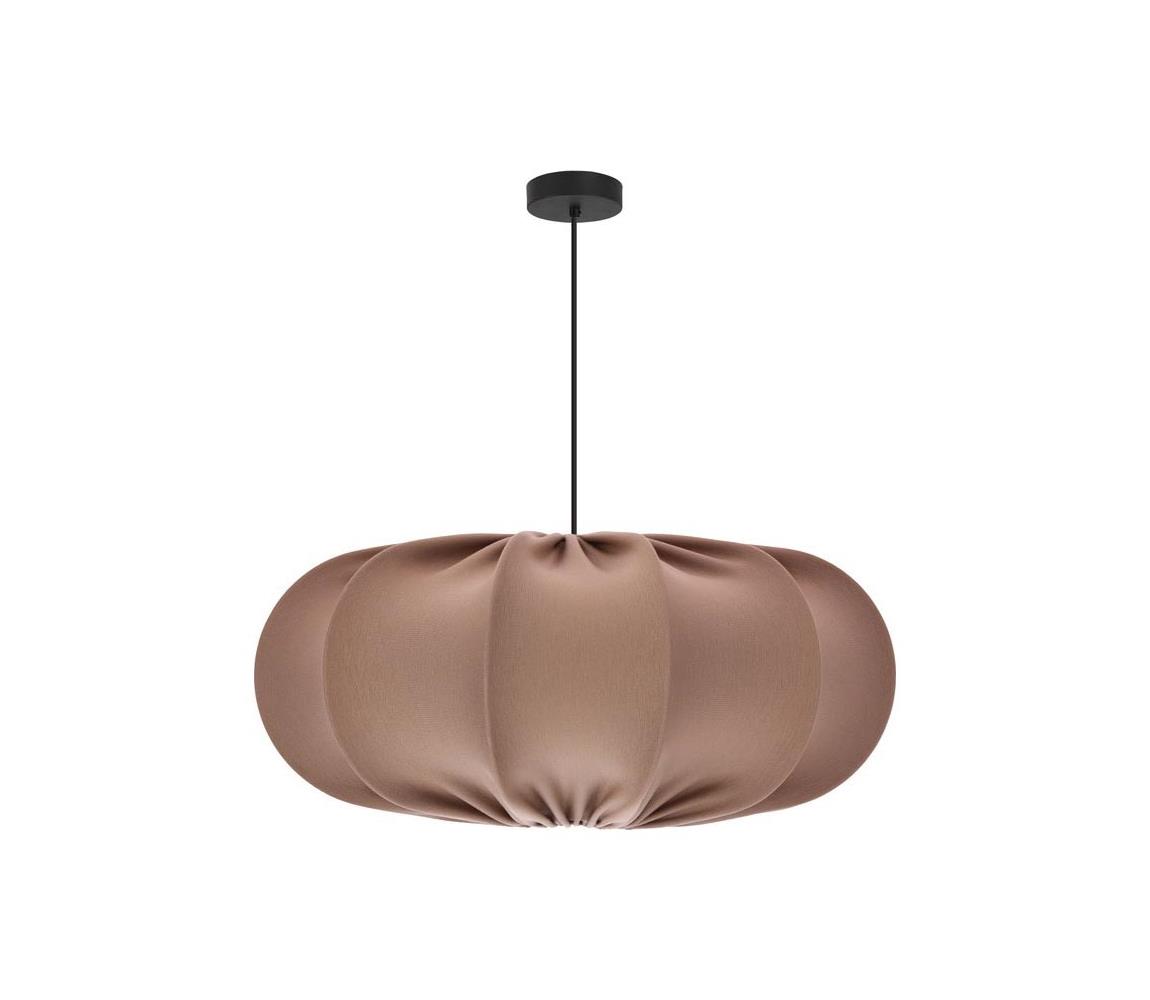 Kábellel függesztett csillár CAFEE 1xE27/40W/230V Ø 52 cm barna 31