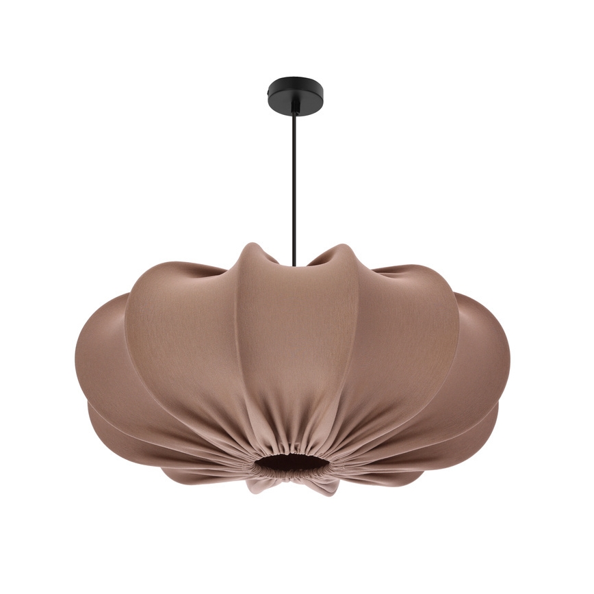 Kábellel függesztett csillár CAFEE 1xE27/40W/230V Ø 52 cm barna