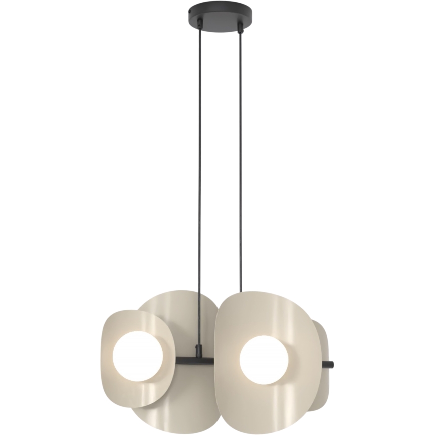Kábellel függesztett csillár ELEMENTI 4xG9/8W/230V bézs