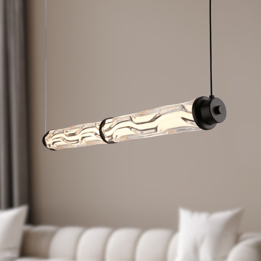 Kábellel függesztett LED csillár CORTE LED/18W/230V fekete