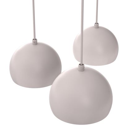 Kábellel függesztett SOOL csillár 5xE27/15W/230V krémszínű