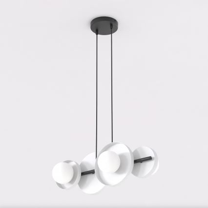 Kábelre akasztható csillár MODEL 4xG9/8W/230V fehér