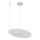 Kábelre akasztható csillár PIATTO 1xGX53/15W/230V, átmérő 35 cm, fehér