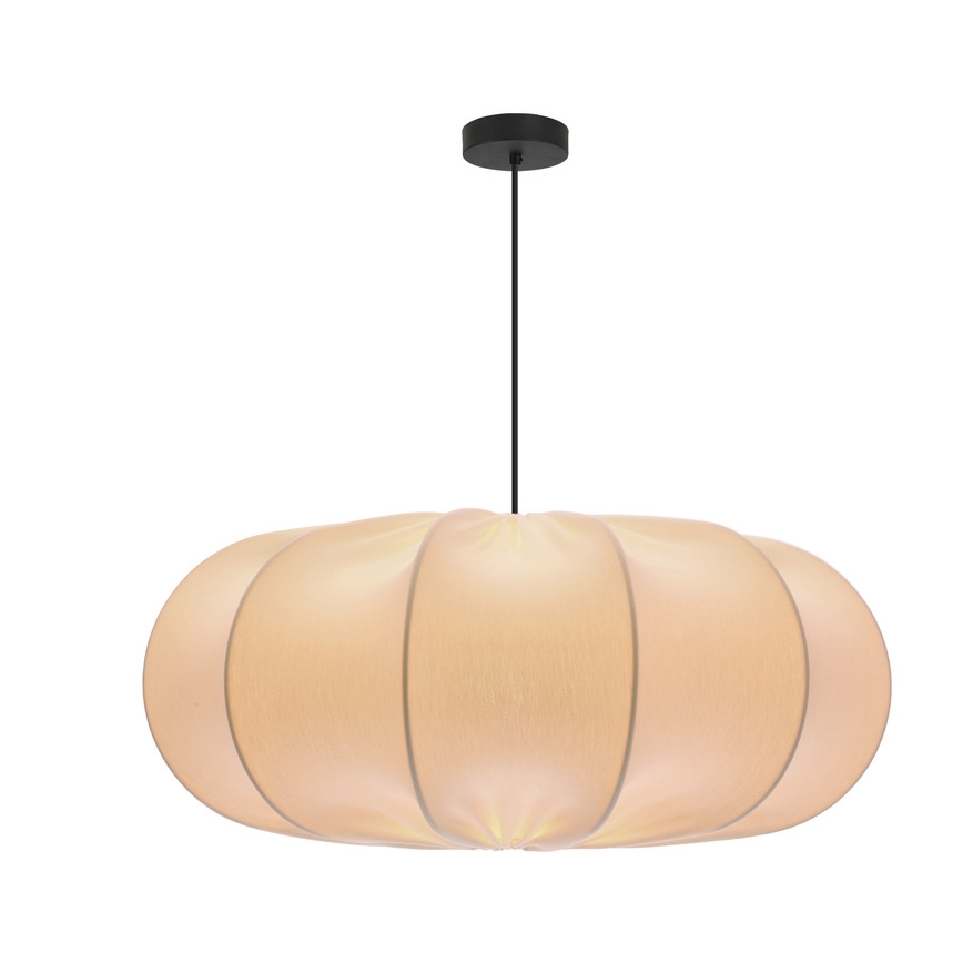 Kábelre függesztett csillár CAFEE 1xE27/40W/230V Ø 52 cm fehér