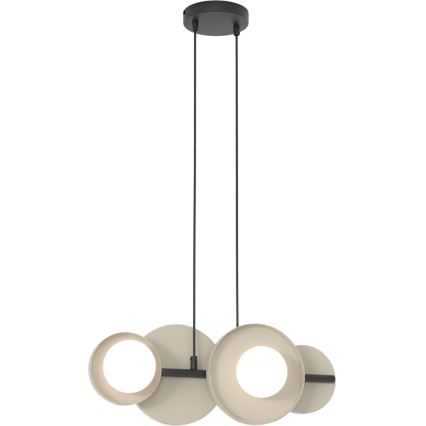 Kábelre függesztett csillár MODEL 4xG9/8W/230V bézs