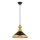 Kábelre függesztett csillár MONZA 1xE27/40W/230V, átmérő 30 cm, fekete/arany