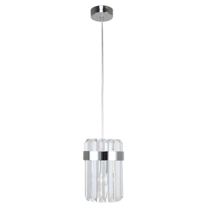 Kábelre függesztett csillár VETRO 1xE14/10W/230V fényes króm