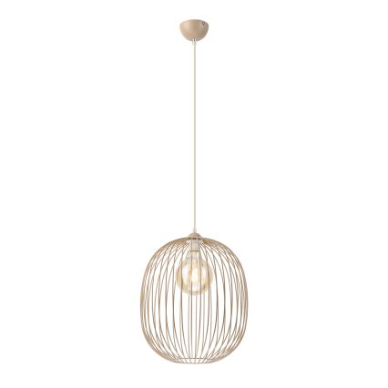 Kábelre függesztett DESTELLO csillár, 1xE27/15W/230V, átm. 33 cm, bézs