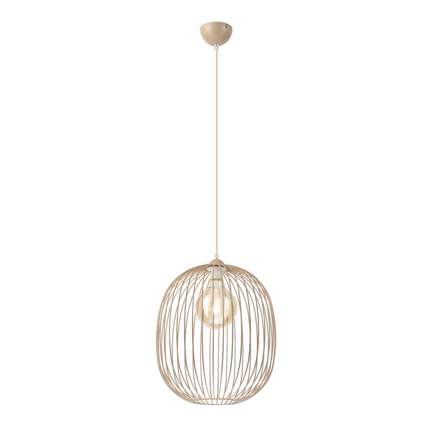 Kábelre függesztett DESTELLO csillár, 1xE27/15W/230V, átm. 33 cm, bézs