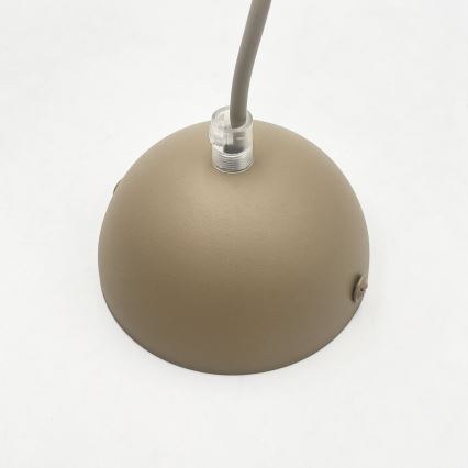 Kábelre függesztett DESTELLO csillár, 1xE27/15W/230V, átm. 33 cm, bézs