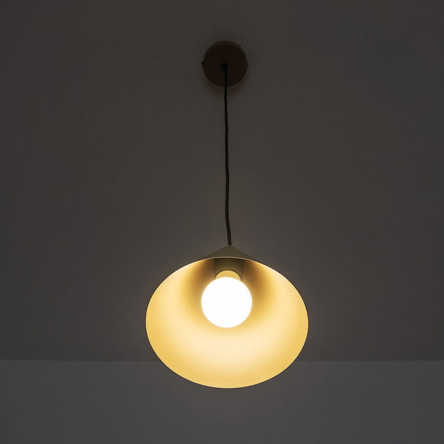 Kábelre függesztett ETNA II csillár 1xE27/15W/230V, átm. 18,5 cm, bézs