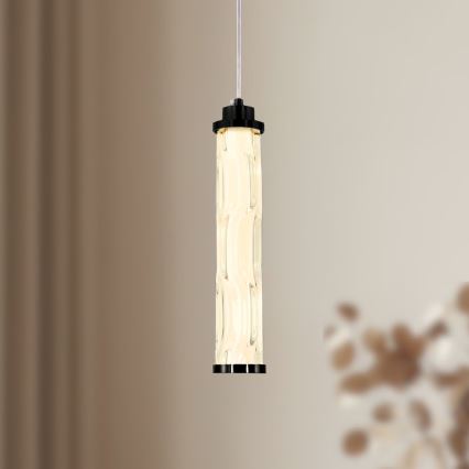Kábelre függesztett LED csillár CORTE LED/10W/230V fekete