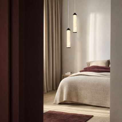 Kábelre függesztett LED csillár CORTE LED/10W/230V fekete