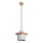 Kábelre szerelhető csillár MAB 1xE27/15W/230V Ø 22 cm beton/szürke