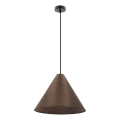 Kábelre szerelt CONO függőlámpa 1xE27/40W/230V mahagóni furnér