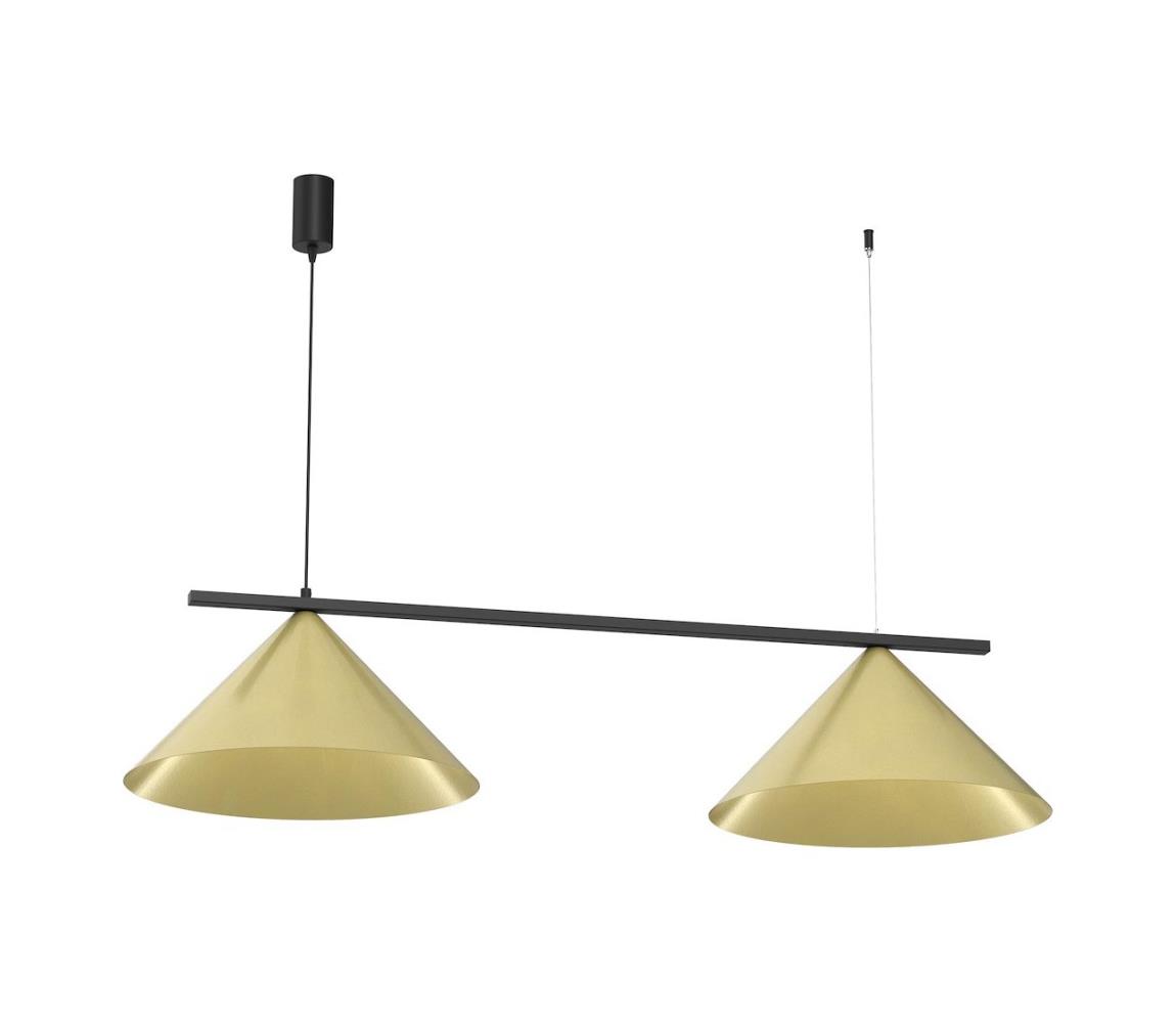 Kábelre szerelt csillár CAPITAL 2xGX53/15W/230V arany MLP0941