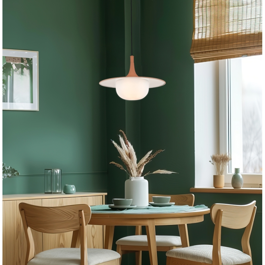Kábelre szerelt csillár FRED 1xG9/10W/230V barna
