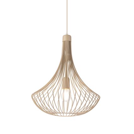 Kábelre szerelt függeszték BALERINA 1xE27/15W/230V bézs
