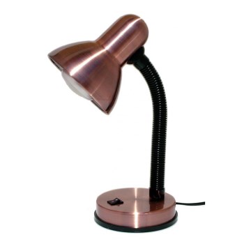 KADET asztali lámpa 1xE27/40W vörösréz