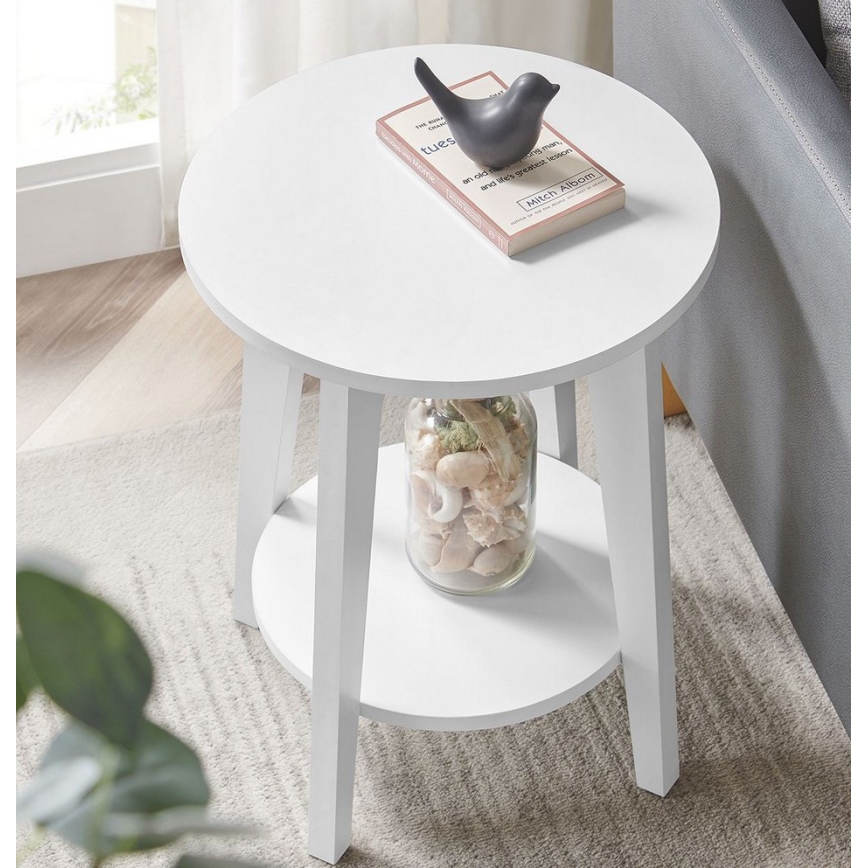 KAEL fehér oldalsó asztal