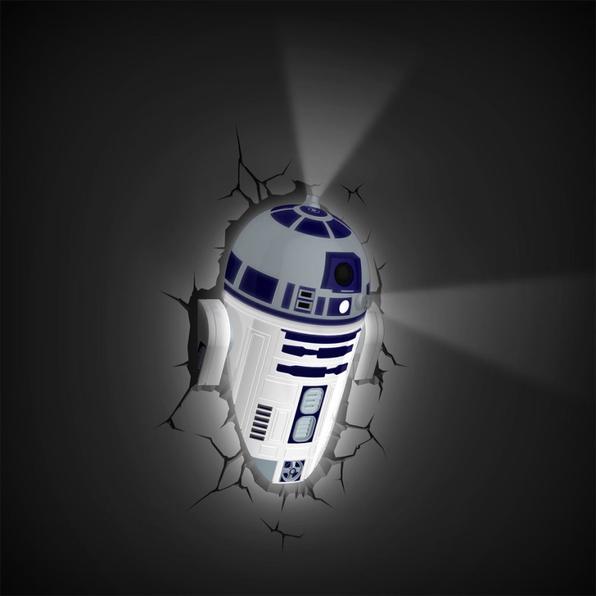 Kanlux 15217 - Gyereklámpa 3D STAR WARS R2-D2 LED/3xAA