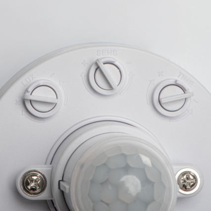 FOGLER LED mennyezeti lámpa, mozgás- és alkonyatérzékelővel, LED/17W/230V, átm. 33 cm