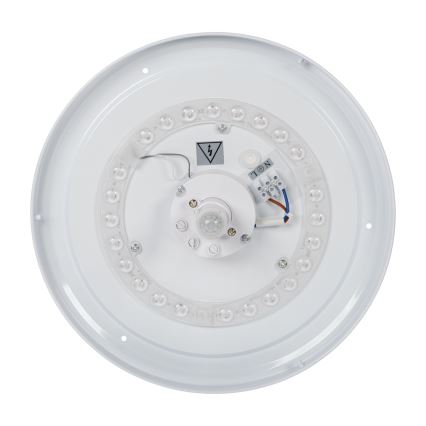 FOGLER LED mennyezeti lámpa, mozgás- és alkonyatérzékelővel, LED/17W/230V, átm. 33 cm