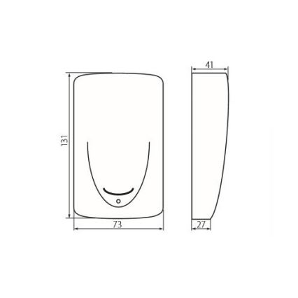 Gázszivárgás érzékelő 230V