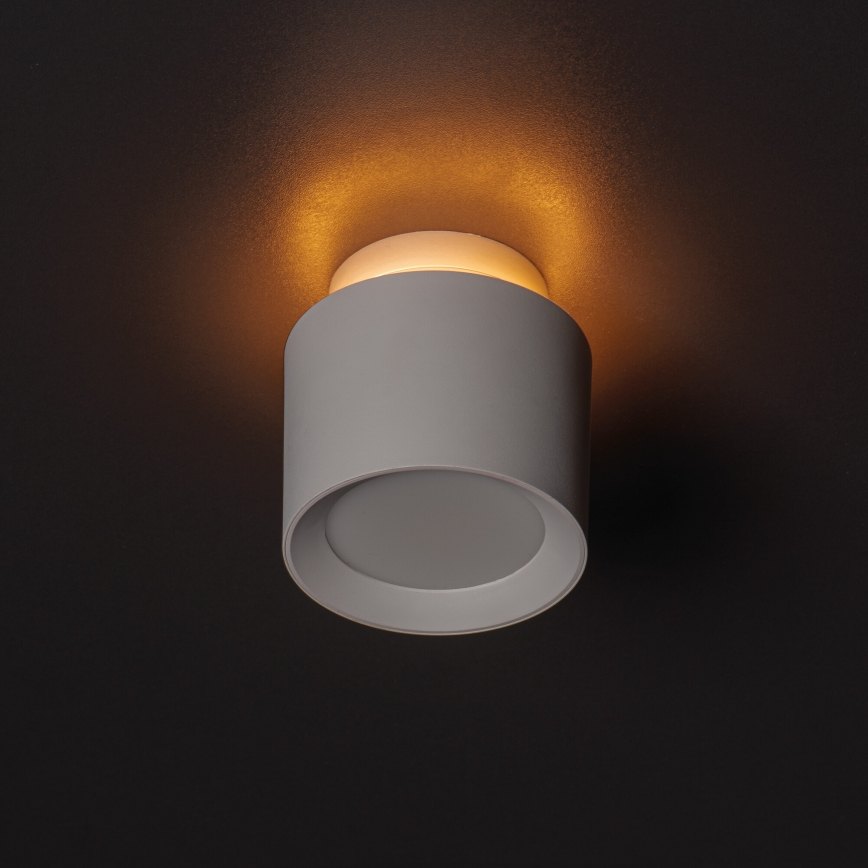 LED spotlámpa SONOR LED/6W/230V 3000/4000/5700K + LED/1,5W 2200K átm. 9 cm fehér