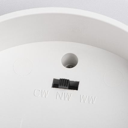 LED spotlámpa SONOR LED/6W/230V 3000/4000/5700K + LED/1,5W 2200K átm. 9 cm fehér