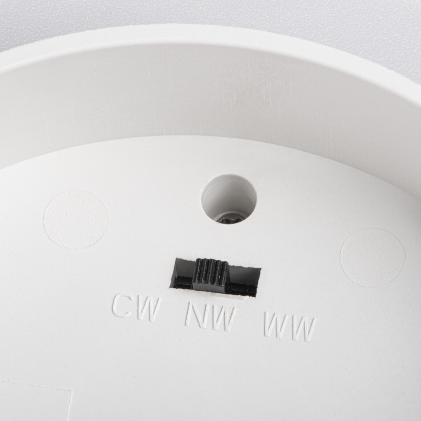 LED spotlámpa SONOR LED/6W/230V 3000/4000/5700K + LED/1,5W 2200K átm. 9 cm fehér