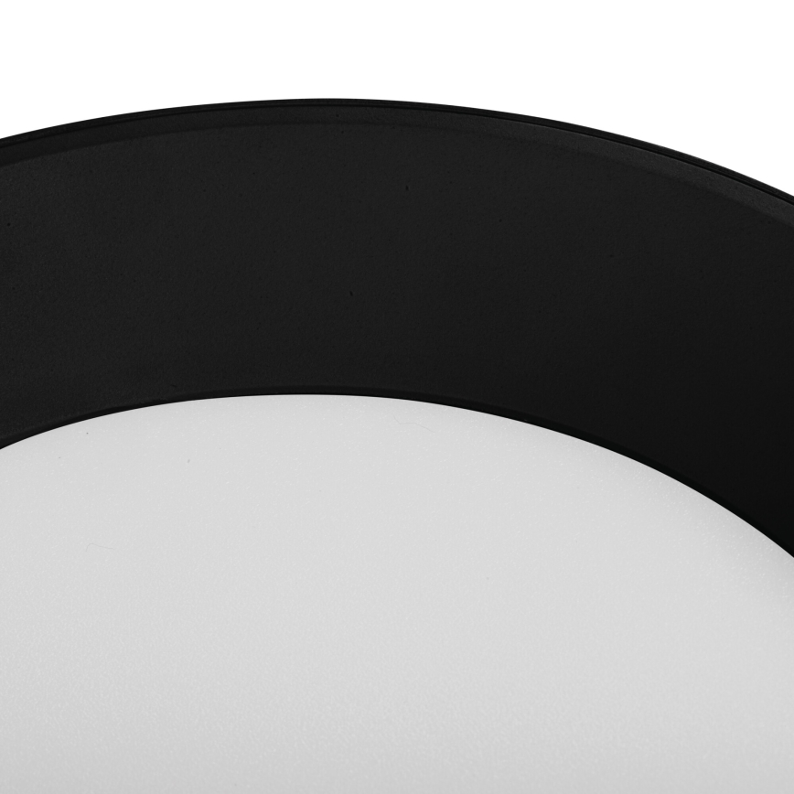 SONOR LED beépíthető spotlámpa LED/6W/230V 3000/4000/5700K + LED/1,5W 2200K átm. 9 cm fekete