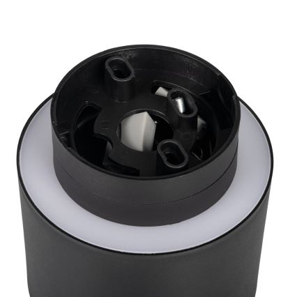 SONOR LED beépíthető spotlámpa LED/6W/230V 3000/4000/5700K + LED/1,5W 2200K átm. 9 cm fekete