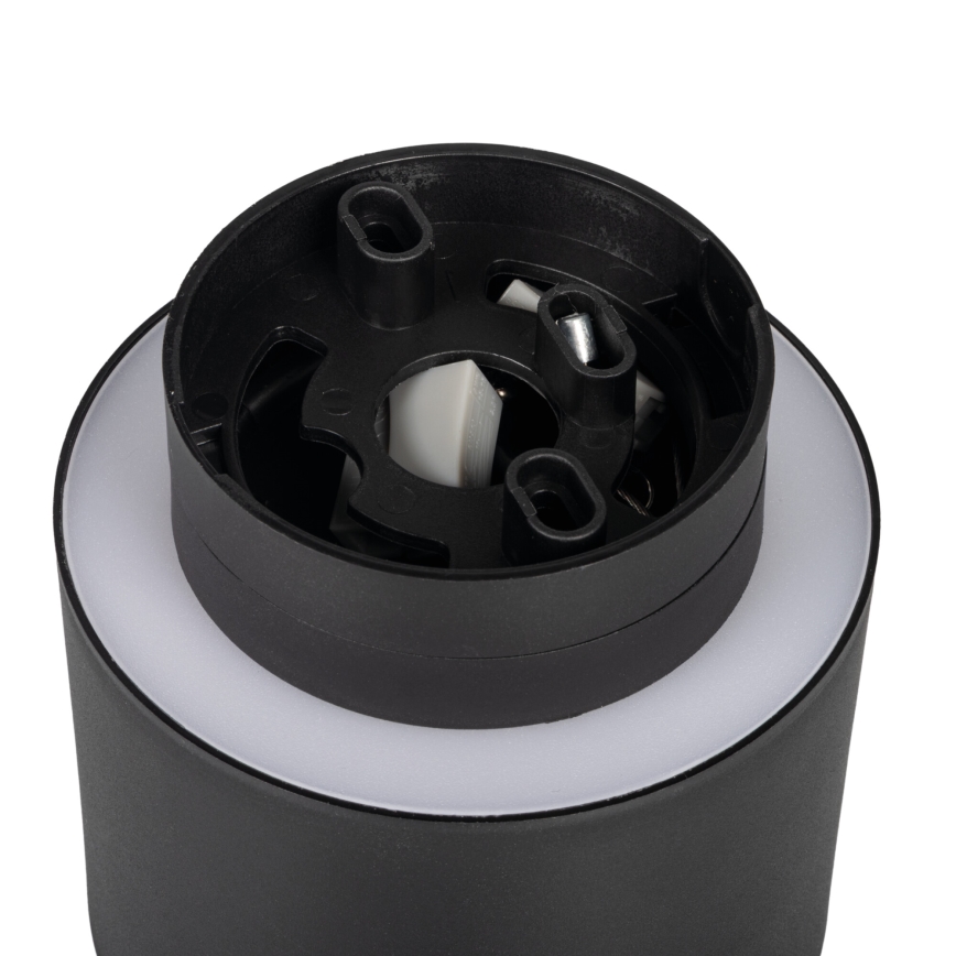SONOR LED beépíthető spotlámpa LED/6W/230V 3000/4000/5700K + LED/1,5W 2200K átm. 9 cm fekete