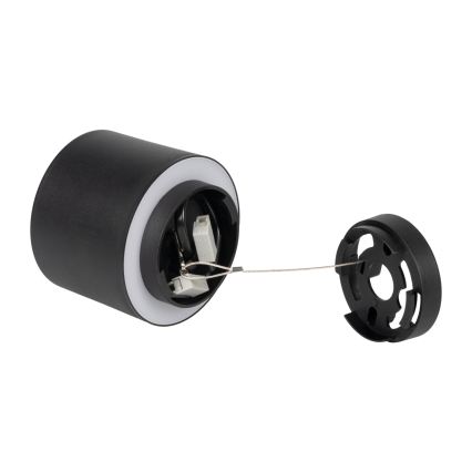 SONOR LED beépíthető spotlámpa LED/6W/230V 3000/4000/5700K + LED/1,5W 2200K átm. 9 cm fekete