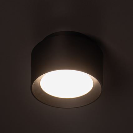 LED spotlámpa SONOR LED/12W/230V 3000/4000/5700K + LED/1,5W 2200K átm. 14 cm fekete