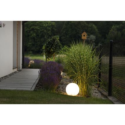 Kültéri lámpa STONO 1xE27/25W/230V átmérő 30 cm IP65
