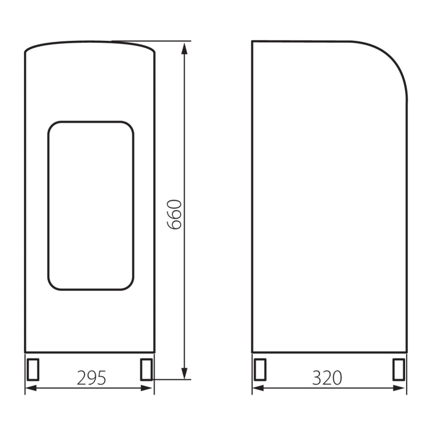 Légkondicionáló KLIMER 80W/230V fekete + távirányító