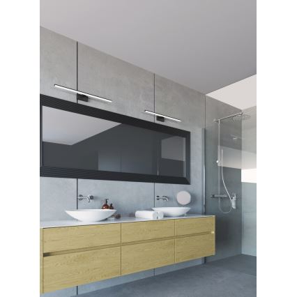 LED fürdőszobai tükörvilágítás ASTEN LED/12W/230V IP44 fekete