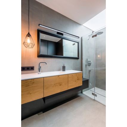 LED fürdőszobai tükörvilágítás ASTEN LED/15W/230V IP44 fekete