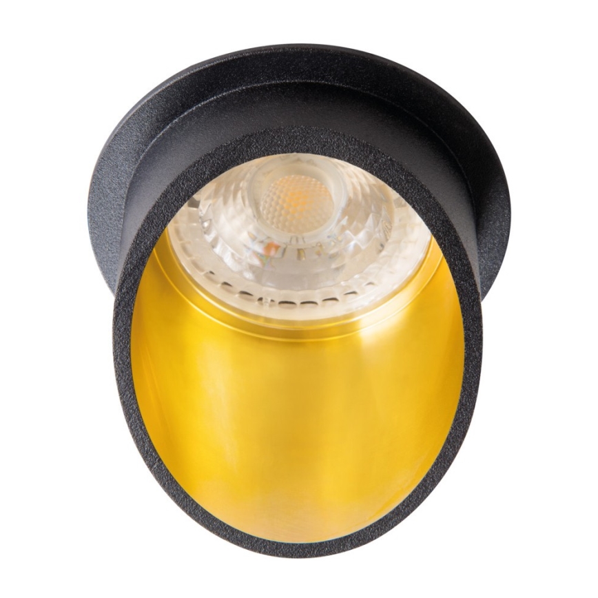 Beépíthető spotlámpa SPAG GU10/35W fekete/arany