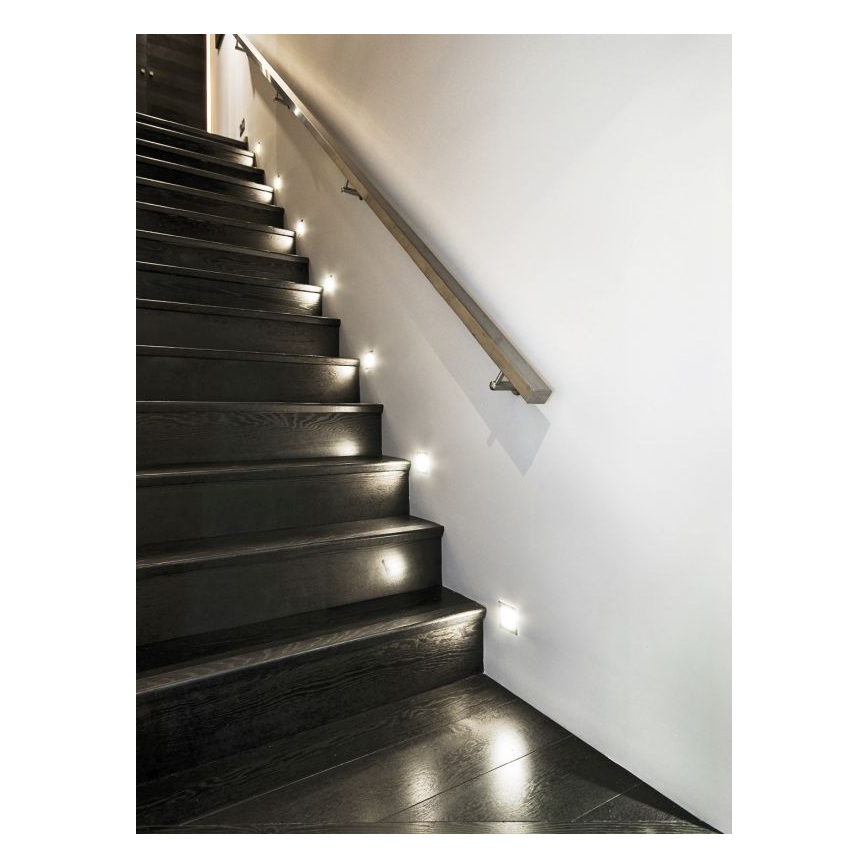 LED Lépcsőmegvilágító APUS szenzorral LED/0,8W/12V 3000K