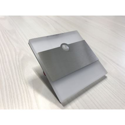 LED Lépcsőmegvilágító TERRA szenzorral LED/0,8W/12V 6500K