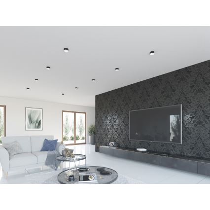 Beépíthető lámpa MINI RITI 1xGU10/25W/230V fekete/fehér